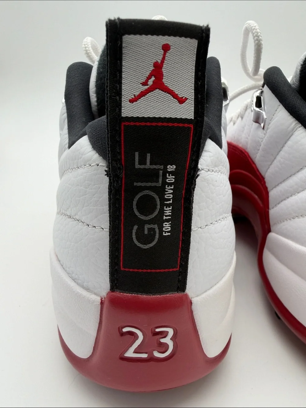 Jordan Golf Men’s Sneakers - White & Red